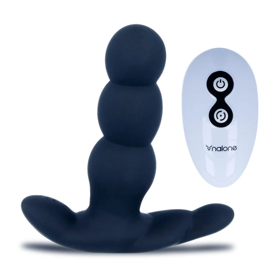 NALONE - VIBRATEUR ANAL PEARL TÉLÉCOMMANDE NOIR